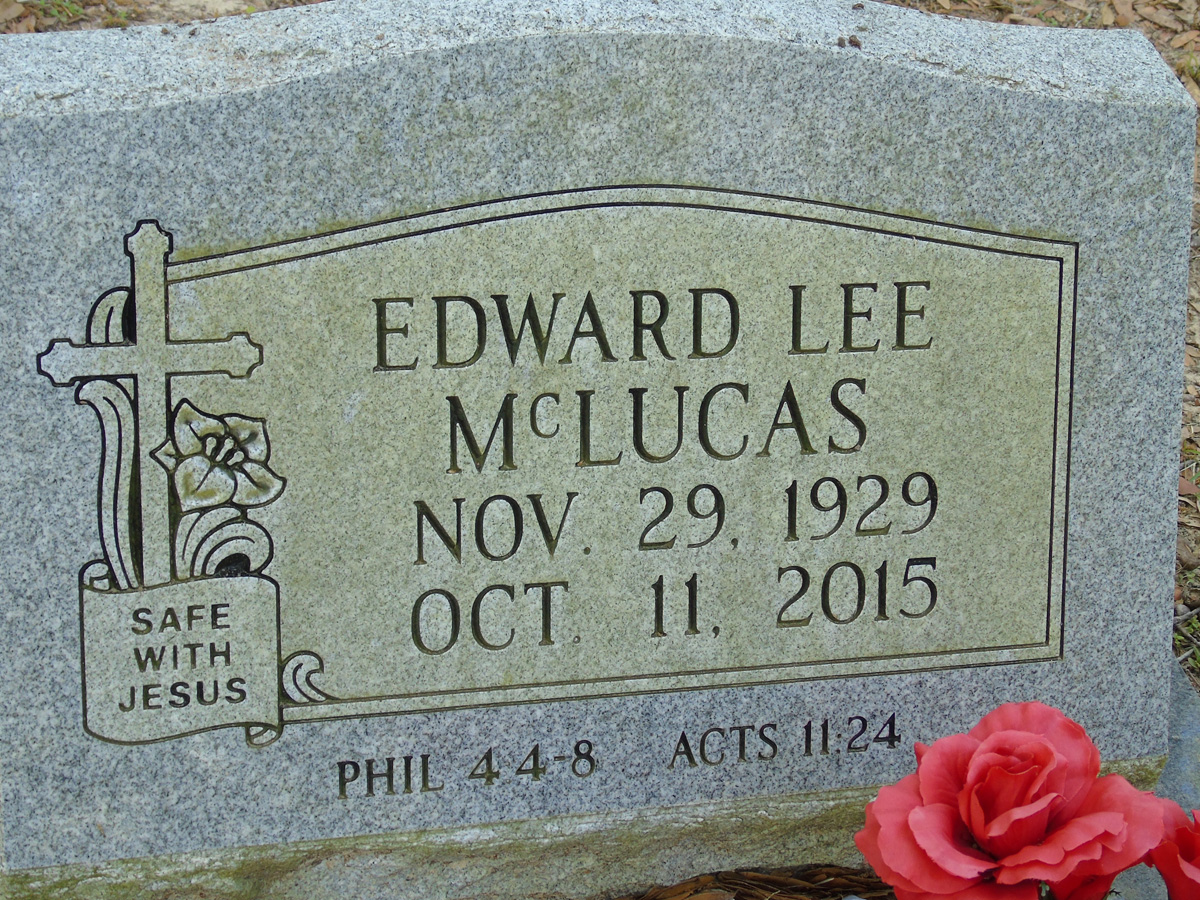 Headstone for McLucas, Edward Lee